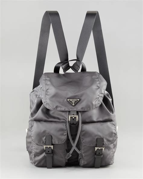 fake prada vela backpack|small prada nylon backpack.